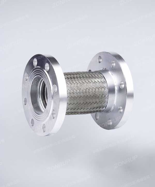 不锈钢法兰编织网波纹管