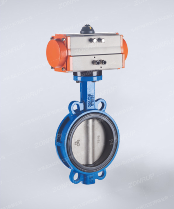 气动对夹中线蝶阀 