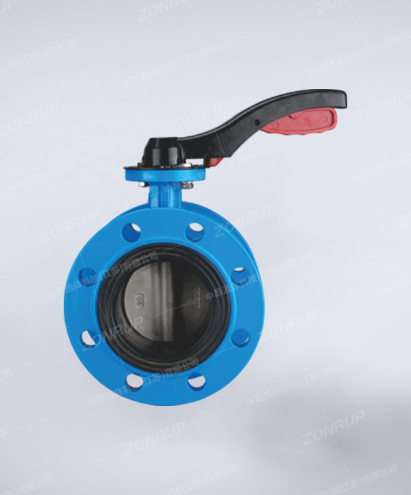 手柄法兰中线蝶阀