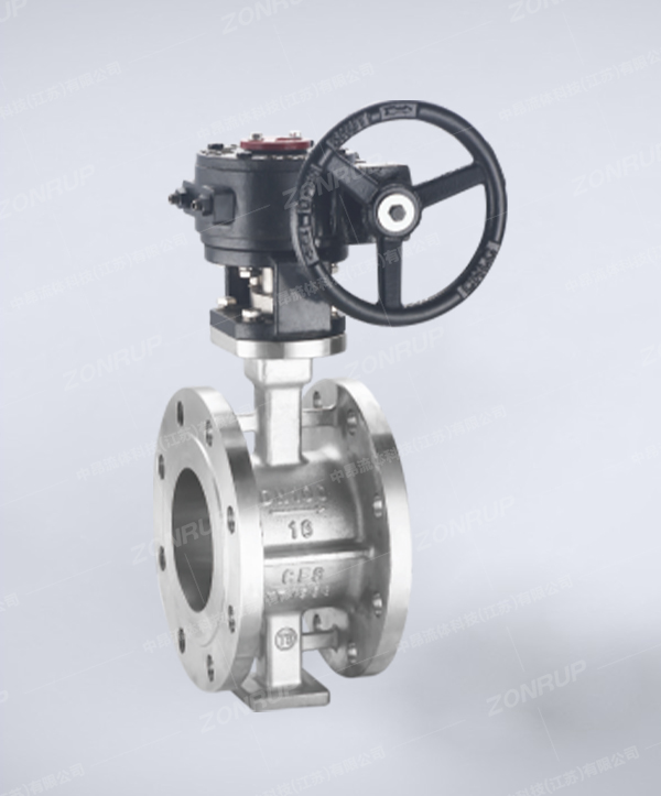 不锈钢蜗轮法兰蝶阀 