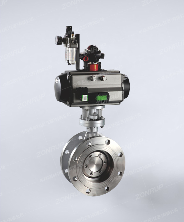 气动法兰蝶阀D643H/Y/F	